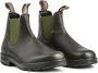 Blundstone Stiefel Boots #519 Stout Brown Leather with Olive Elastic (500 Series)-12UK - Thumbnail 10