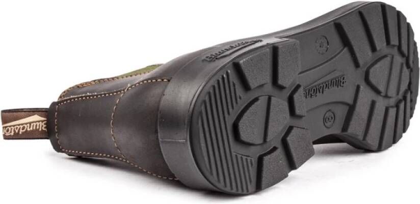 Blundstone Stiefel Boots #519 Leather Elastic (500 Series) Stout Brown Olive-3UK - Foto 12