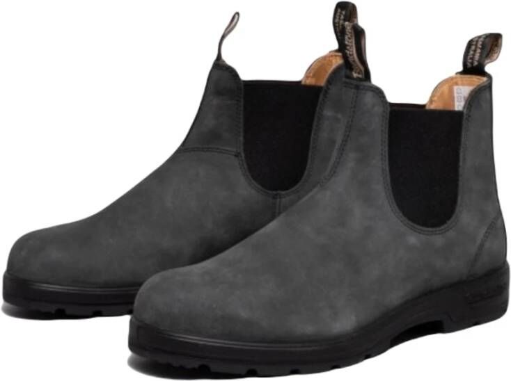 Blundstone Gevoerde Rustieke Zwarte Chelsea Boots