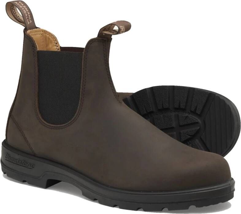 Blundstone Klassieke Bruin Zwarte Lederen Boots Brown Heren
