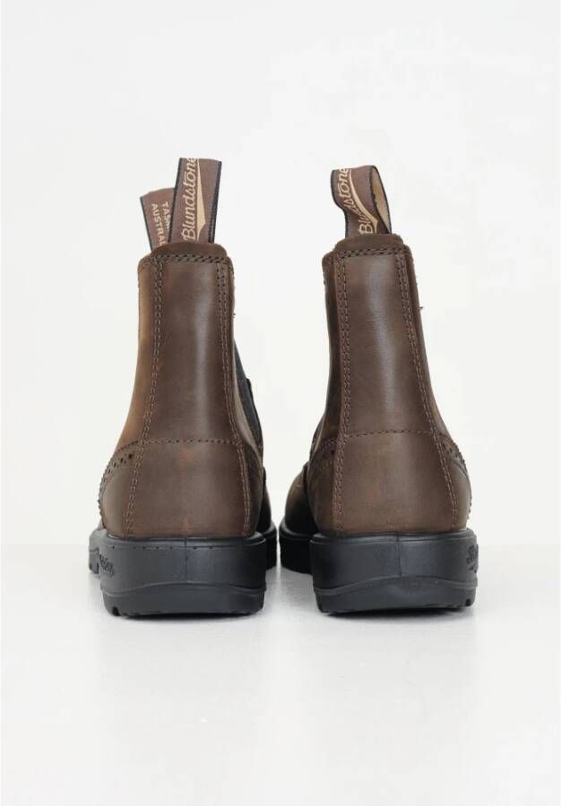 Blundstone Klassieke Brogue Enkellaarzen Brown Heren