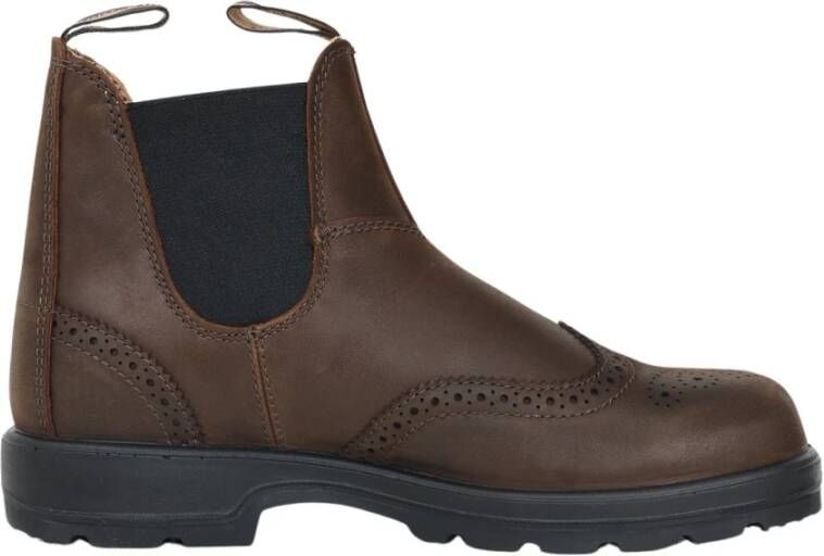 Blundstone Klassieke Brogue Enkellaarzen Brown Heren