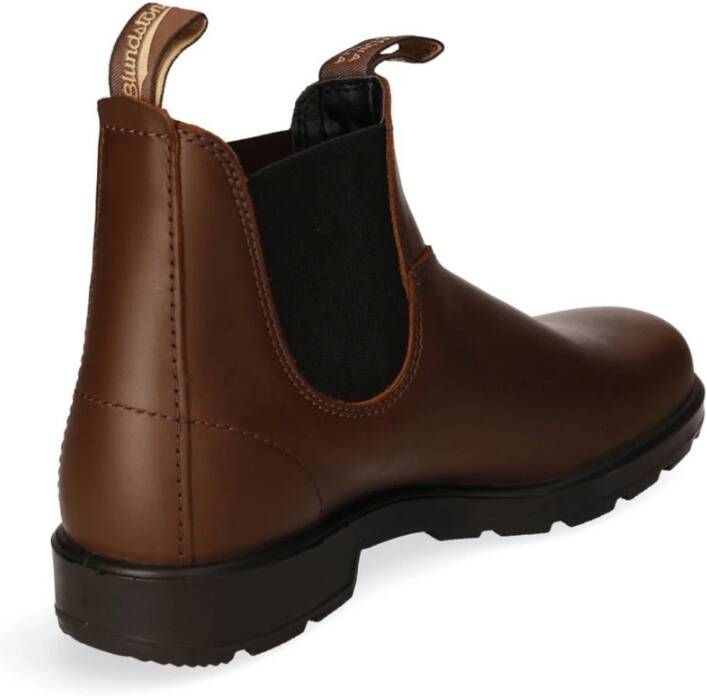 Blundstone Chelsea Boots van Leder met Elastische Inzet Brown Heren