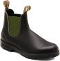 Blundstone Stiefel Boots #519 Stout Brown Leather with Olive Elastic (500 Series)-12UK - Thumbnail 22