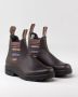 Blundstone Chelsea Stijl Enkellaarzen met Gekleurde Gestreepte Elastieken Black Dames - Thumbnail 12
