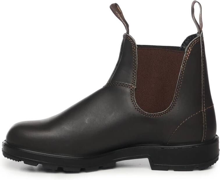 Blundstone Premium Leren Elastische Zijlaarzen Stout