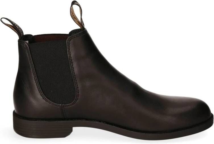 Blundstone Premium Leder Chelsea Boots Black Heren
