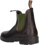 Blundstone Stiefel Boots #519 Stout Brown Leather with Olive Elastic (500 Series)-12UK - Thumbnail 54