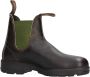 Blundstone Stiefel Boots #519 Stout Brown Leather with Olive Elastic (500 Series)-12UK - Thumbnail 57
