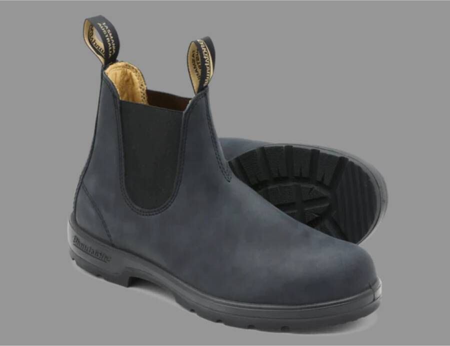 Blundstone Rustic Black Classic Chelsea Boots