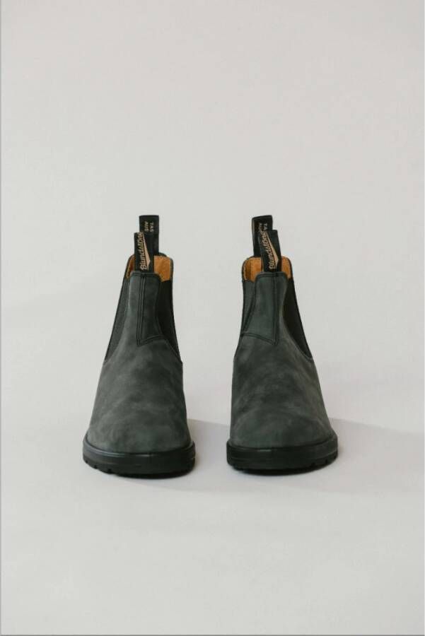 Blundstone Rustiek Zwart Leren Avontuurlijke Laars Black Heren