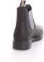 Blundstone Zwarte Leren Enkellaarzen met Marineblauwe Zijelastieken Black Dames - Thumbnail 9