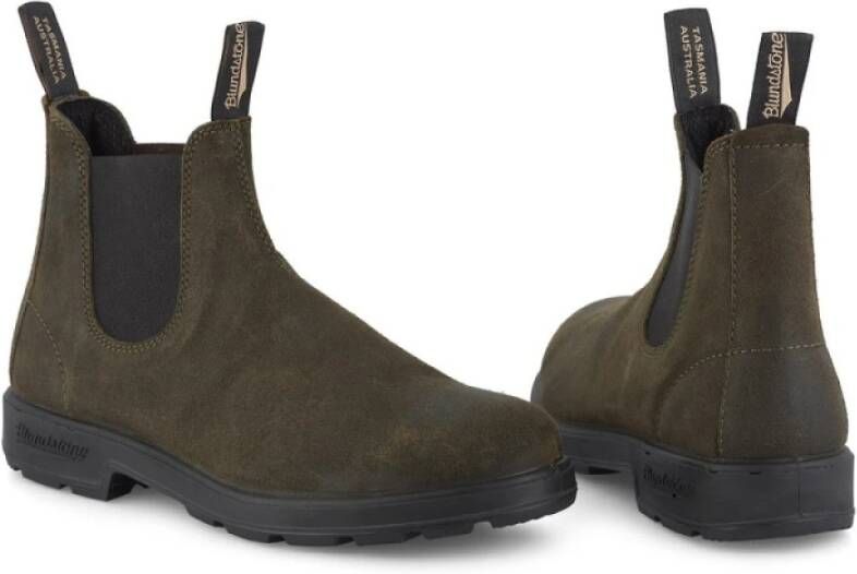 Blundstone Schoenen Original Chelsea Boots 1615 Dark Olive Groen Heren