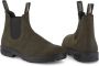 Blundstone Chelsea Laarzen Loop in Stijl met Dark Olive Breast Beatle El Side Boot Input Crust Green Unisex - Thumbnail 9