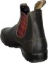 Blundstone Chelsea Stijl Enkellaarzen met Gekleurde Gestreepte Elastieken Black - Thumbnail 8