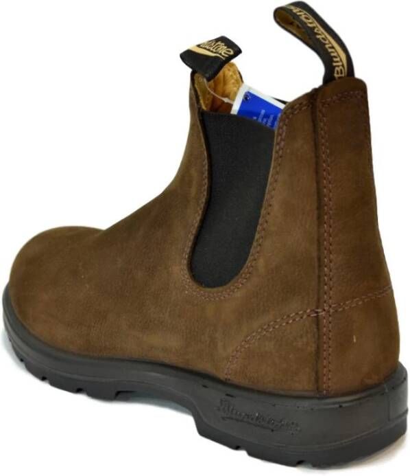 Blundstone Australische Bruine Nubuck Pebble Laarzen Bruin Heren