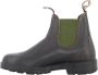 Blundstone Stiefel Boots #519 Stout Brown Leather with Olive Elastic (500 Series)-12UK - Thumbnail 11