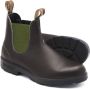 Blundstone Stiefel Boots #519 Stout Brown Leather with Olive Elastic (500 Series)-12UK - Thumbnail 31