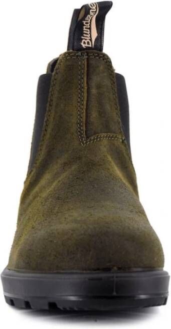 Blundstone Originele Chelsea Laarzen Olijf Suede Groen Heren