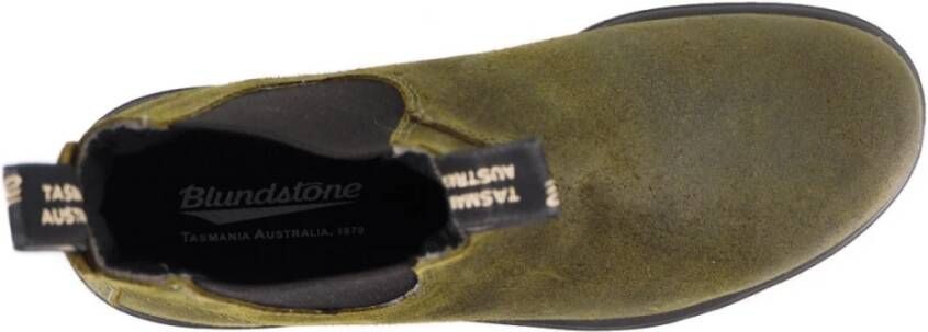 Blundstone Originele Chelsea Laarzen Olijf Suede Groen Heren
