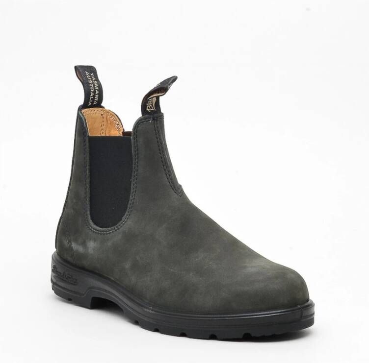 Blundstone Zwart Grijze Lederen Beatles Boots Black Dames