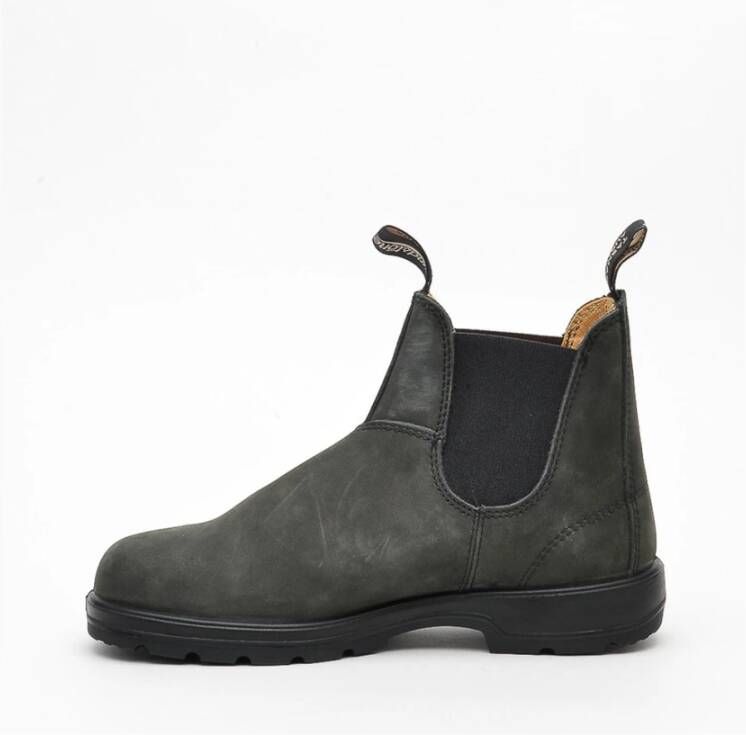 Blundstone Zwart Grijze Lederen Beatles Boots Black Dames