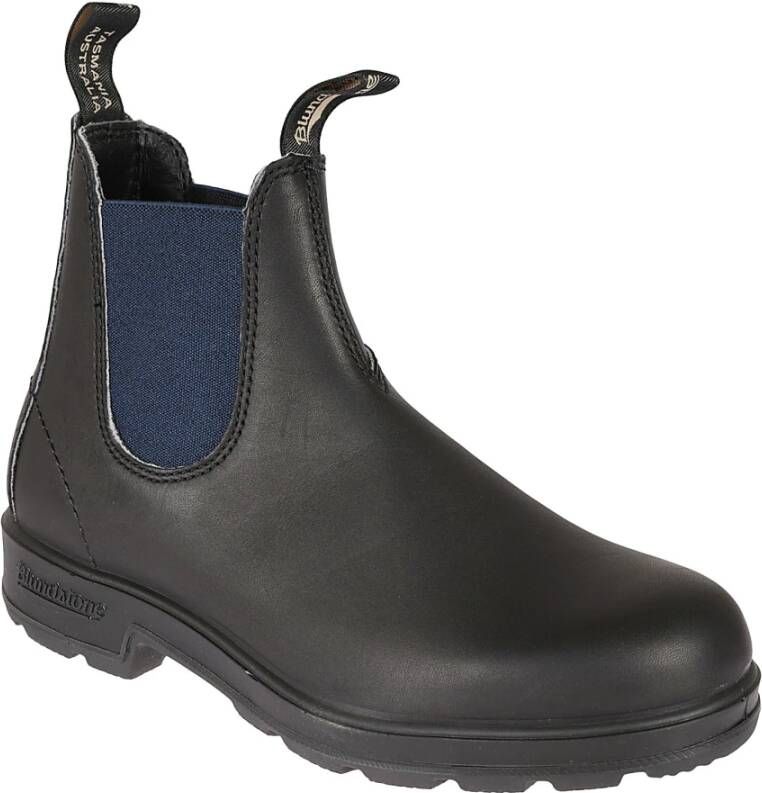 Blundstone Zwarte Chelsea Boots van Leder Black Dames