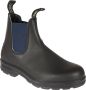 Blundstone Zwarte Chelsea Boots van Leder Black Dames - Thumbnail 2