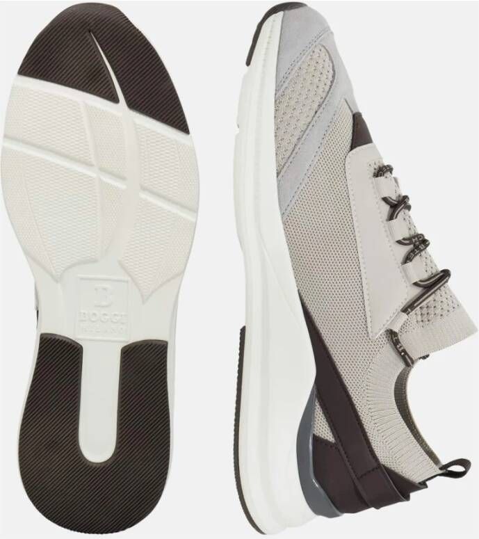 Boggi Milano B Tech Sneakers in Jersey Beige Heren