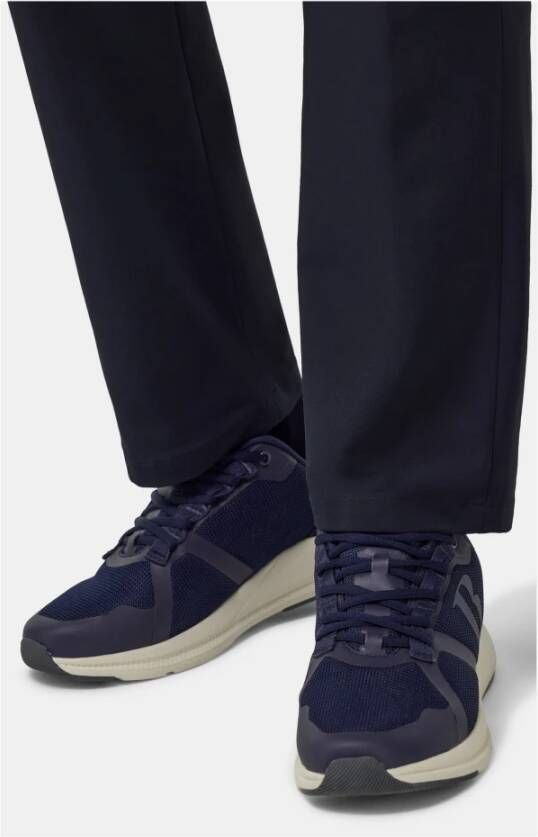 Boggi Milano B Tech Technische Stoffen Sneakers Blue Heren