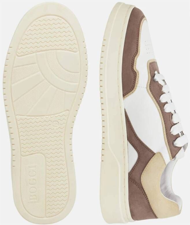 Boggi Milano Leather Mix Trainers Multicolor Heren