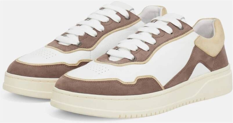 Boggi Milano Leather Mix Trainers Multicolor Heren