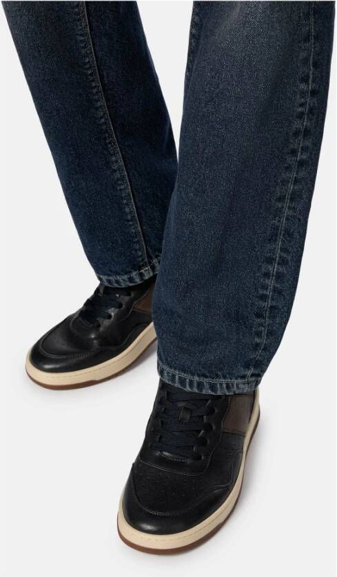 Boggi Milano Leren Sneakers Multicolor Heren