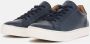 Boggi Milano Leren Sneakers Blue Heren - Thumbnail 4