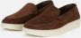 Boggi Milano Suede Loafers Brown Heren - Thumbnail 3