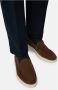 Boggi Milano Suede Loafers Brown Heren - Thumbnail 4