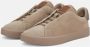 Boggi Milano Suede Sneakers Beige Heren - Thumbnail 3