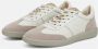 Boggi Milano Tumbled leren sneakers Beige Heren - Thumbnail 3
