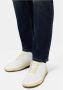 Boggi Milano Tumbled Leather Sneakers Beige Heren - Thumbnail 4