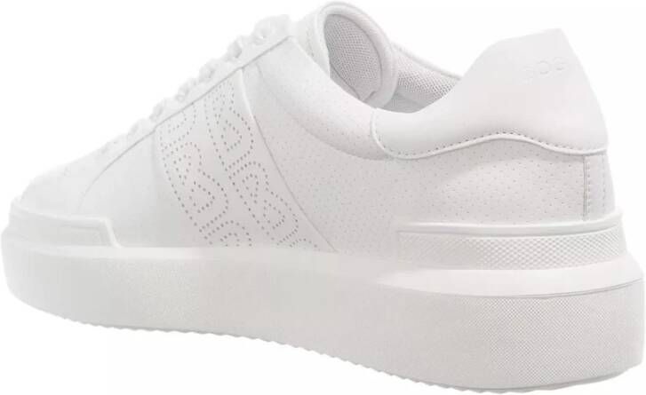 Bogner Wit Rosé Leren Sneakers White Dames