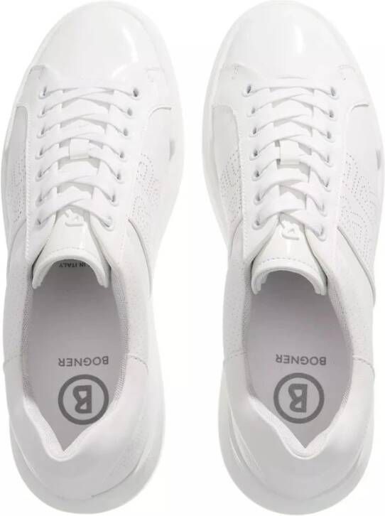 Bogner Wit Rosé Leren Sneakers White Dames