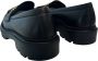 Borbonese Leren Mocassin met Rubberen Zool Accessoire Black Dames - Thumbnail 5