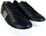 Borbonese Platte sneakers van zacht leer Black Dames - Thumbnail 2