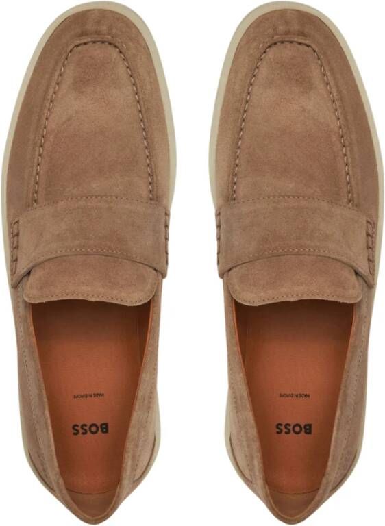 Boss Beige Loafers Clay Style Schoenen