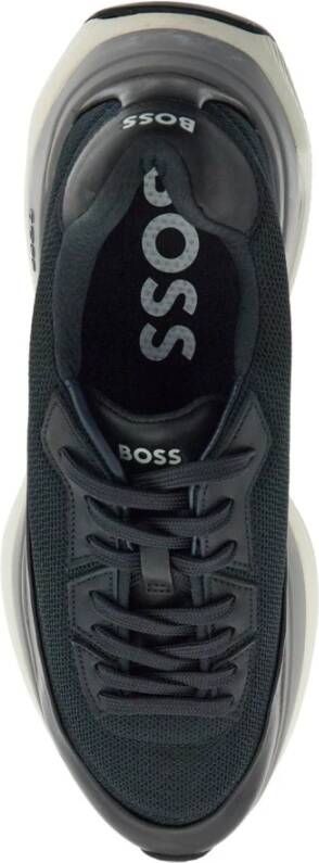 Boss Rubber Sole Sneakers Blue Heren