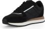 Boss Ecosuede en Stoffen Sneakers Black Heren - Thumbnail 2