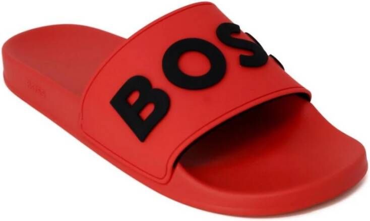 Boss Heren Slippers Lente Zomer Collectie Red Heren