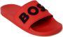 Boss Heren Slippers Lente Zomer Collectie Red Heren - Thumbnail 5