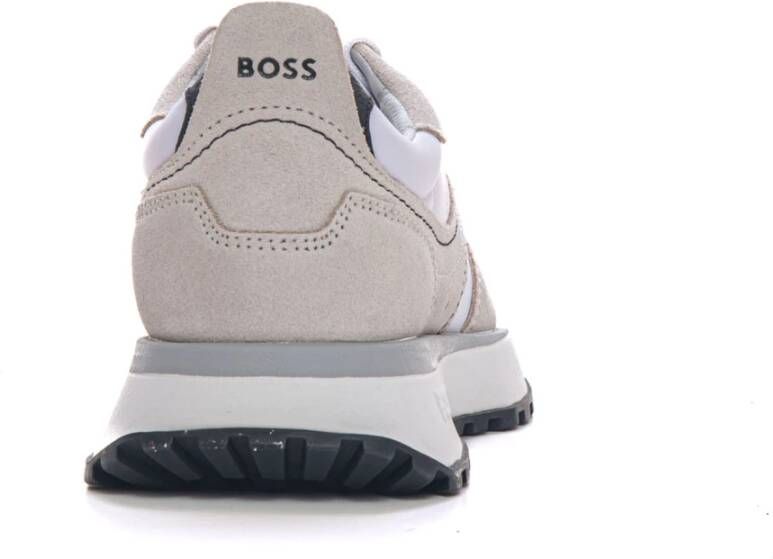 Boss High-top sneaker met suède details Multicolor Heren