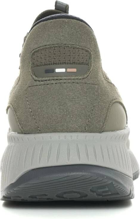 Boss High-top sneaker met zijlogo Blue Heren